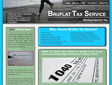 Tablet Screenshot of bruflattax.com